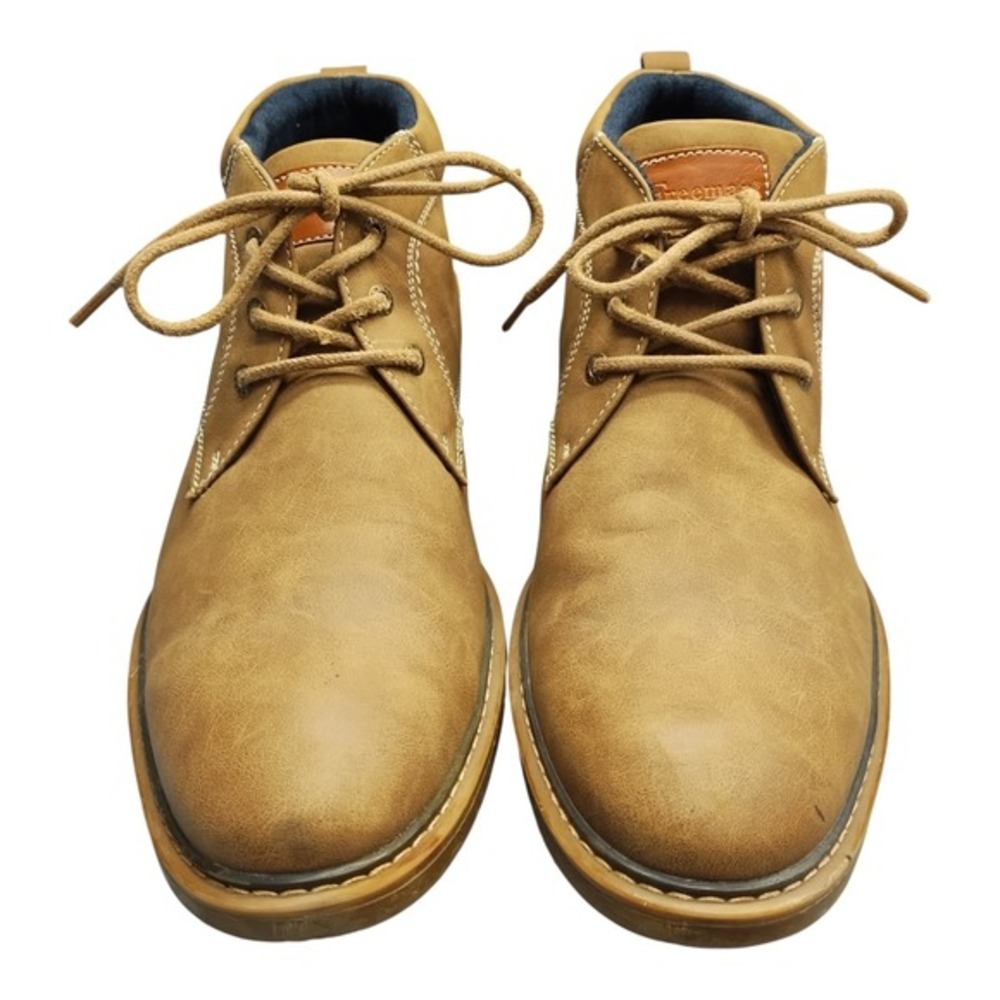 Freeman Hector Chukka Boots Mens US Size 10.5M Brown Memory Foam Lace Up F121038